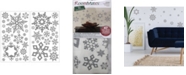 York Wallcoverings Glitter Snowflakes Peel and Stick Wall Decals